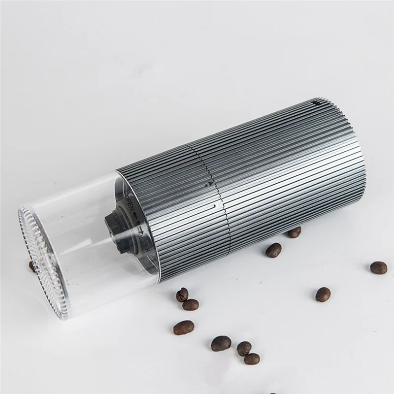 Electric Coffee Bean Grinder Portable Coffee Mill Grinder Stainless Steel Grinding Core USB Coffee Grinder for Kitchen-A