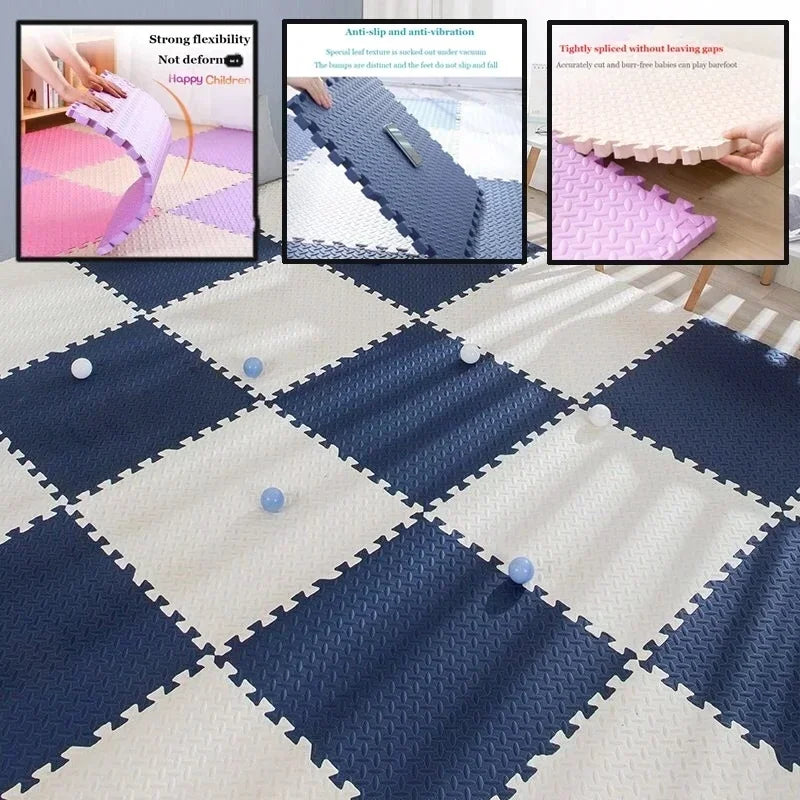 8-16pcs Baby Puzzle Floor Kids Carpet Bebe Mattress EVA Foam Baby Blanket Educational Toys Play Mat for Children 30x1cm