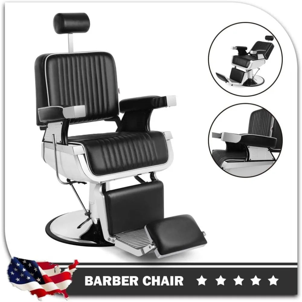 Barber Chair Hydraulic Recline Barber Chairs Salon Chair for Hair Stylist Tattoo Chair Barber Salon Equipment