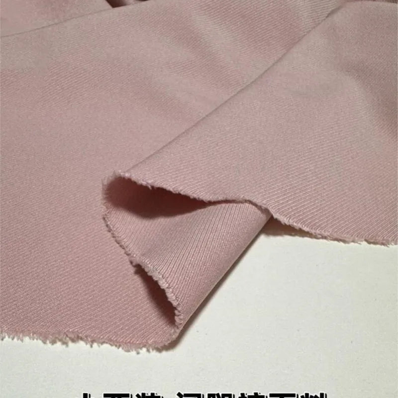 Twill cloth solid color stretch hang quite spring summer suit pants trench coat clothing fabric