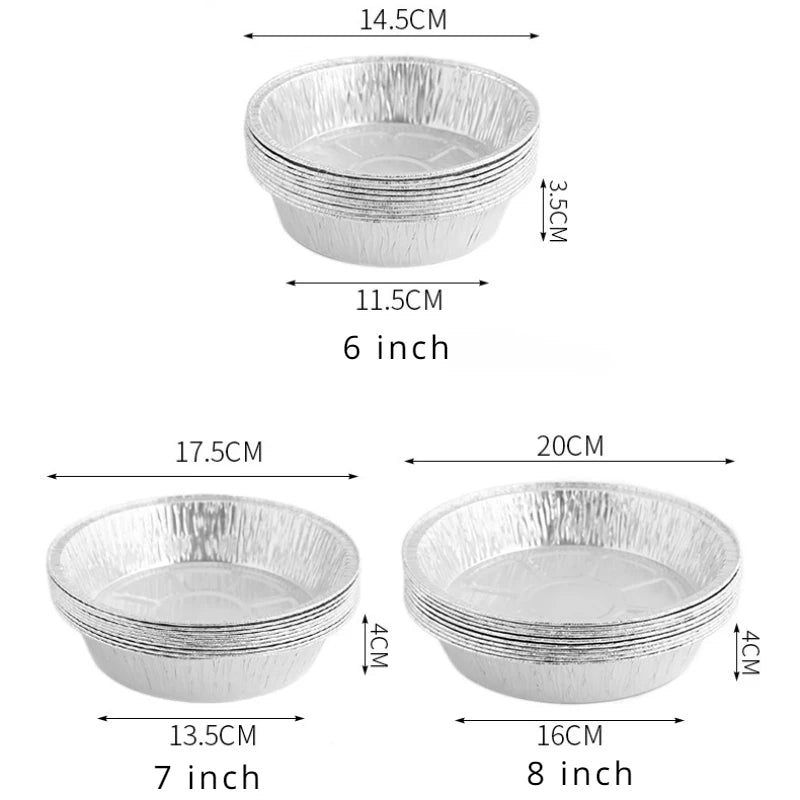 Air Fryer Specific Tin Foil,Household Heat Resistant Barbecue Circular Anti Stick Tin Foil Baking Tray,Oil and Dirt Prevention