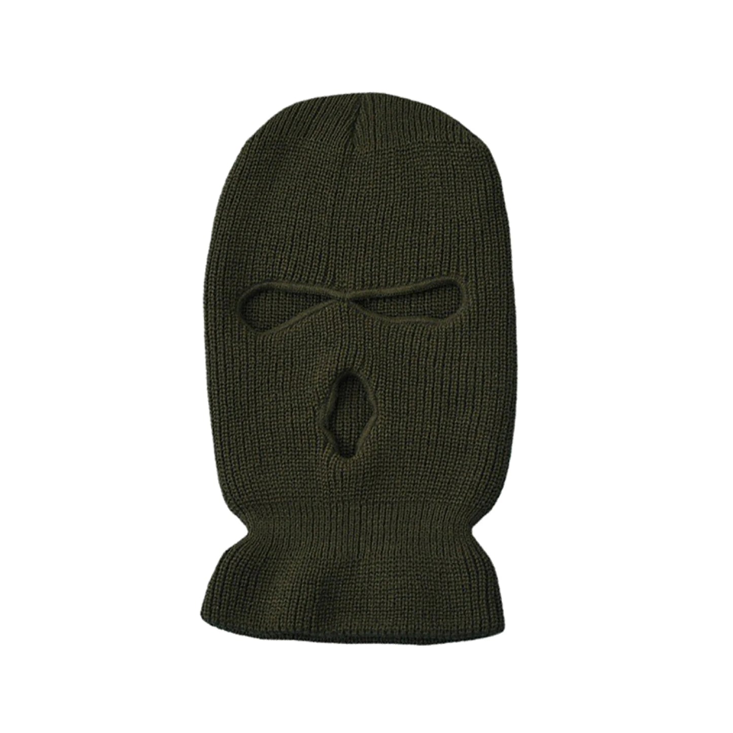 Winter Motorcycle Windproof Full Face Knit Hats Ski Mask Men Warm Wool Balaclava embroidery Winter hats Knitted 3 Holes Ski Mask