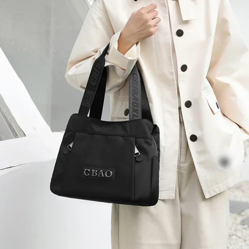 2024 Spring New Tote Bag Shoulder Bag Computer Bags Commuter  Women's Bag Oxford Cloth shopping handbag