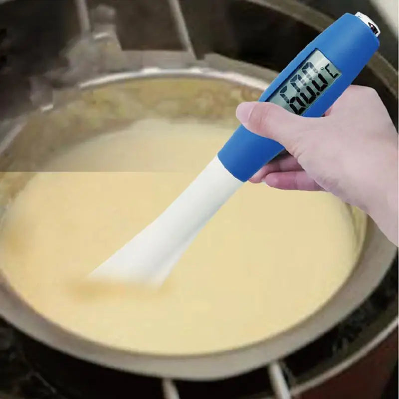 Silicone Candy Thermograph Spatula Flexible Digital Thermograph Cooking Thermograph Candy Thermograph For Kitchen Cooking Baking