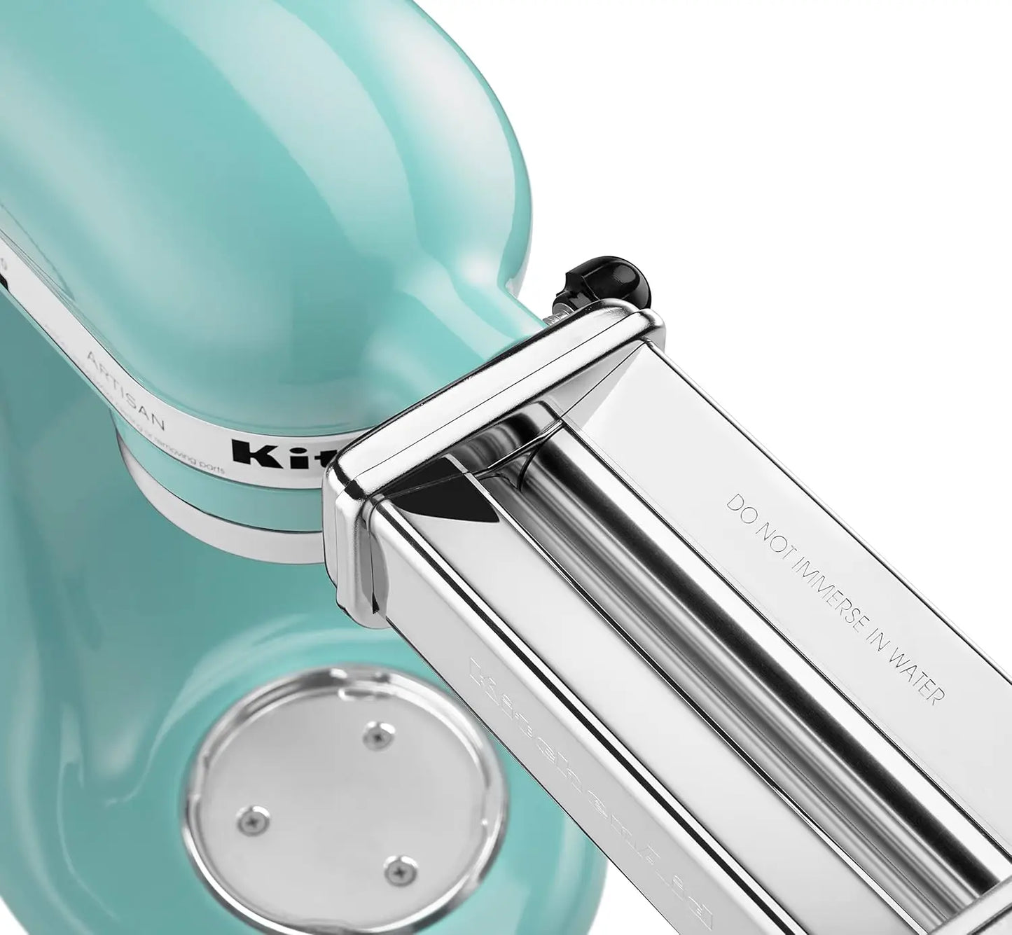 Series 5 Quart Tilt Head Stand Mixer with Pouring Shield KSM150PS, Removable bowl, Aqua Sky