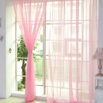 Tulle Curtains For The Kitchen Living Room Solid Sheer Curtains Tulle On The Windows Drapes Window Screen Dropshipping