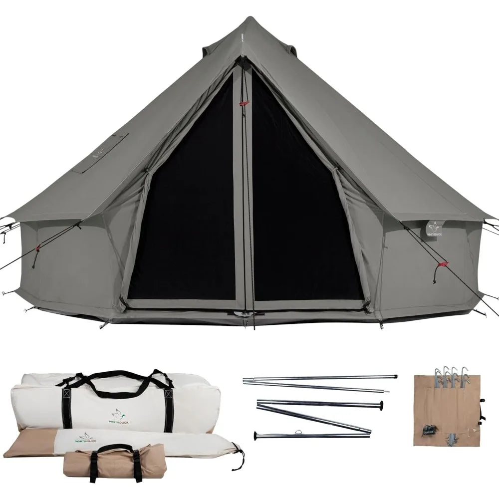 Outdoor Camping Tents,w/StoveJack, Waterproof, 4 Season Luxury Camping and Glamping Yurt , Outdoor Tent