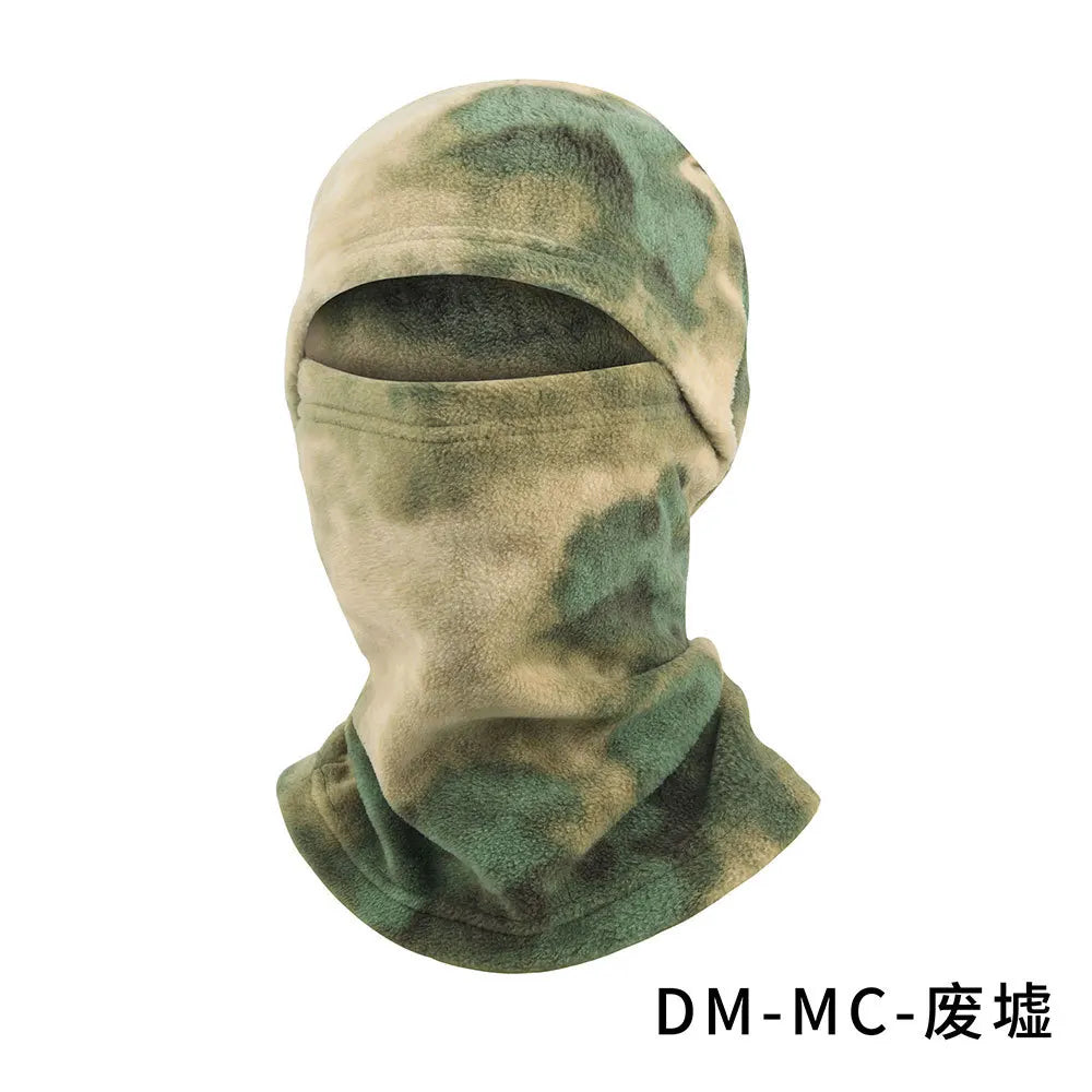 Winter Men Cycl Fleece Beanie Outdoor Sports Cold Head Cap Helmet Liner Windproof Mask Breathable Warm Masked Cap