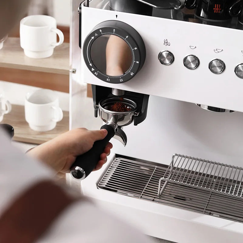 Fully Automatic Espresso Machine For Home And Commercial Use: Integrated Grinding And Steaming For Rich Espresso