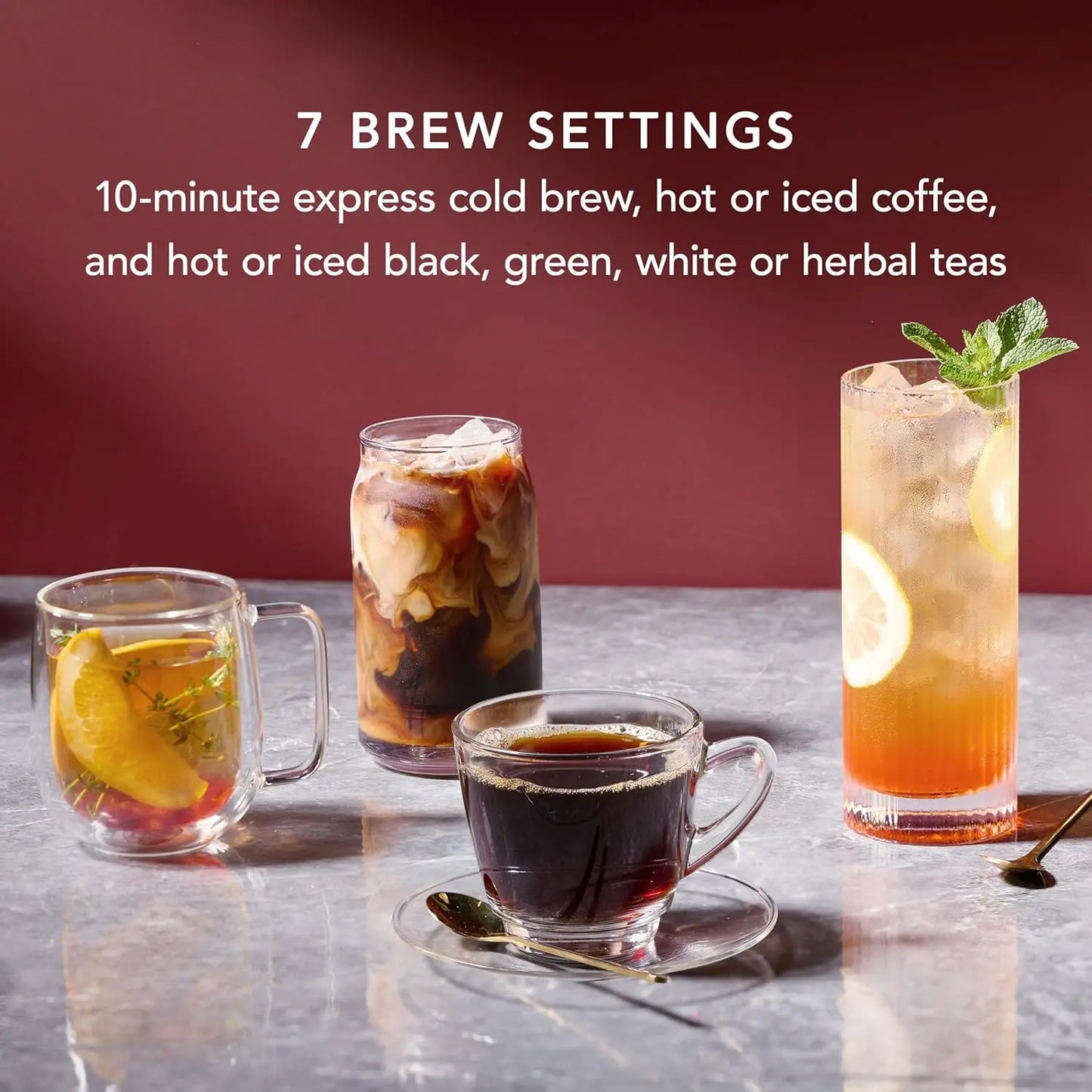 Perfect Brew, Intelligent Coffee Maker, Cold Brew Maker & Tea Brewer