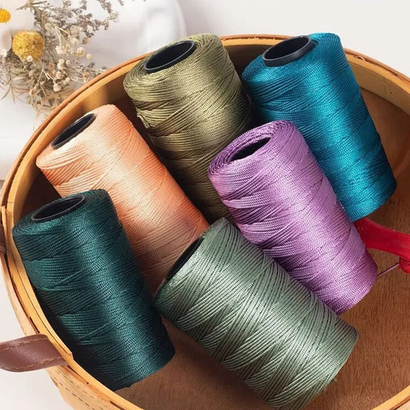 100g/roll Crochet Thread Ice Silk Summer Crochet Yarn For Diy Knitting Bag Shoes Hat Handicrafts Hand-woven Hollow Rope Thread