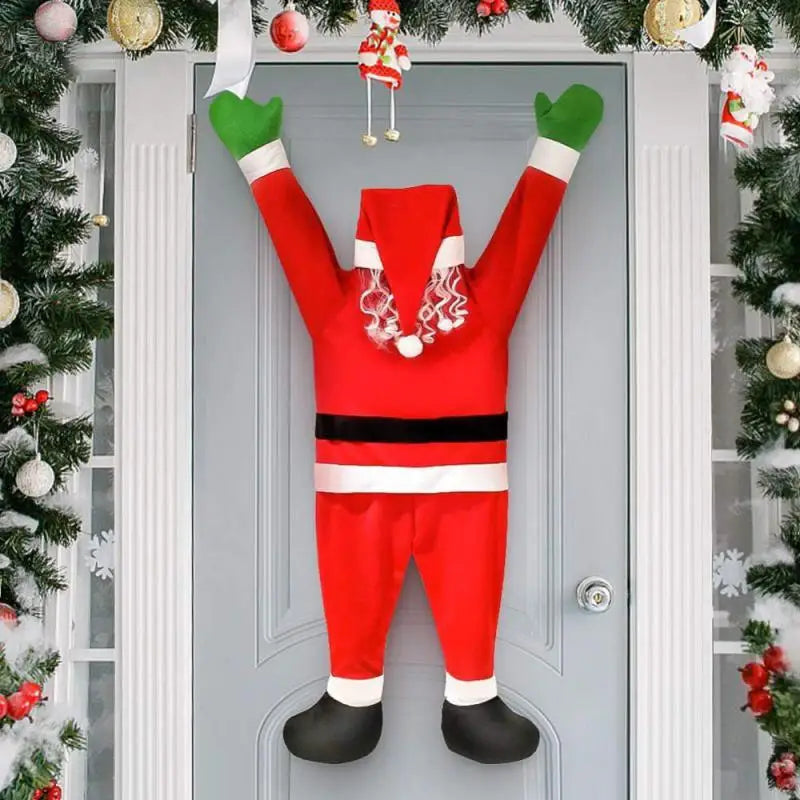 Santa Claus Decoration Santa Climbing Window Door Christmas Props New Year Hanger Decoration Christmas Toys