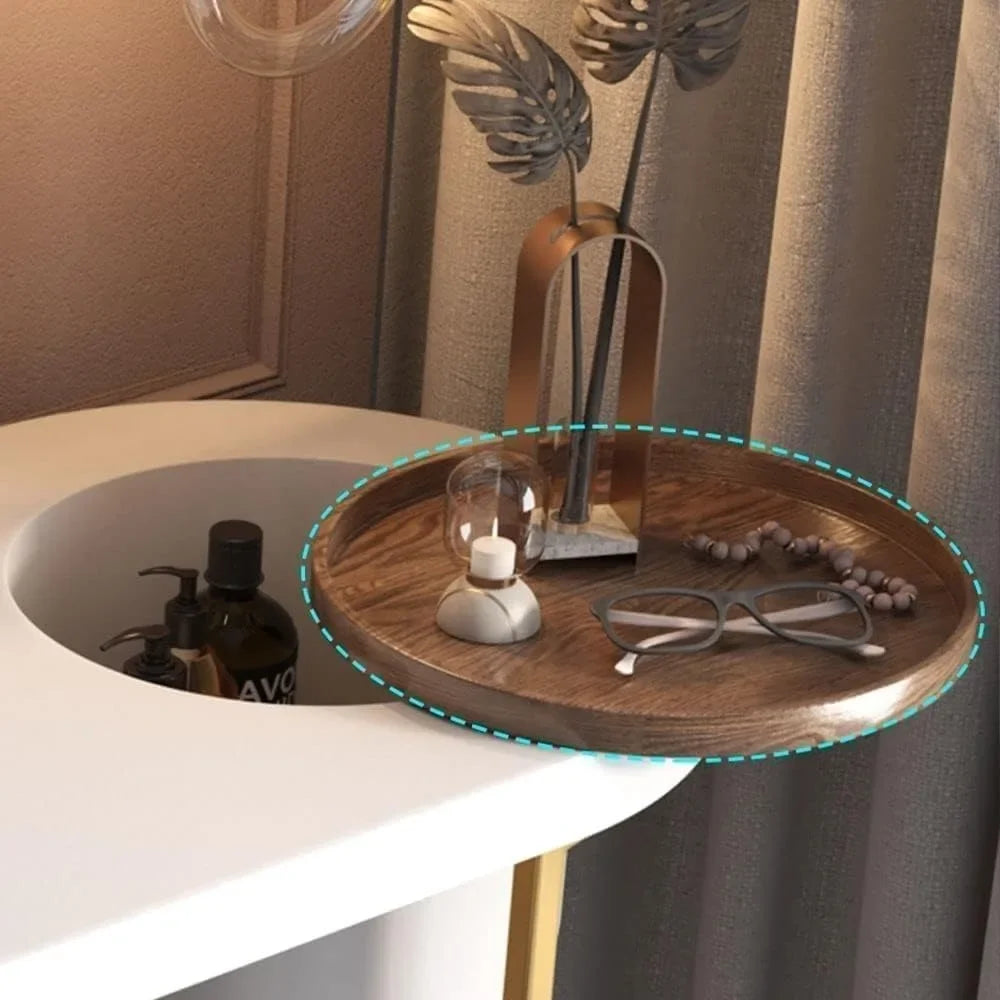 Vanity Table 3 Drawers Makeup Vanity Set Led Mirror with Movable Tray Top Dressing Table Makeup Stool Luxury Vanity Desk