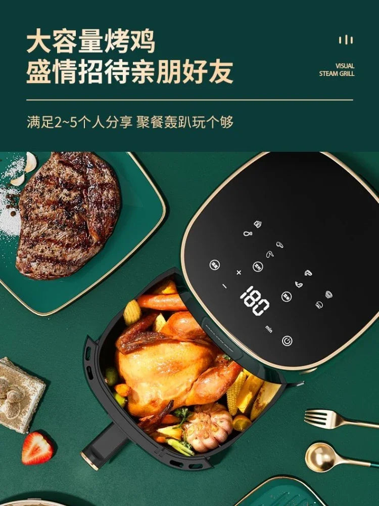 New air fryer visual automatic family intelligent home all-in-one large capacity new electric fryer oven