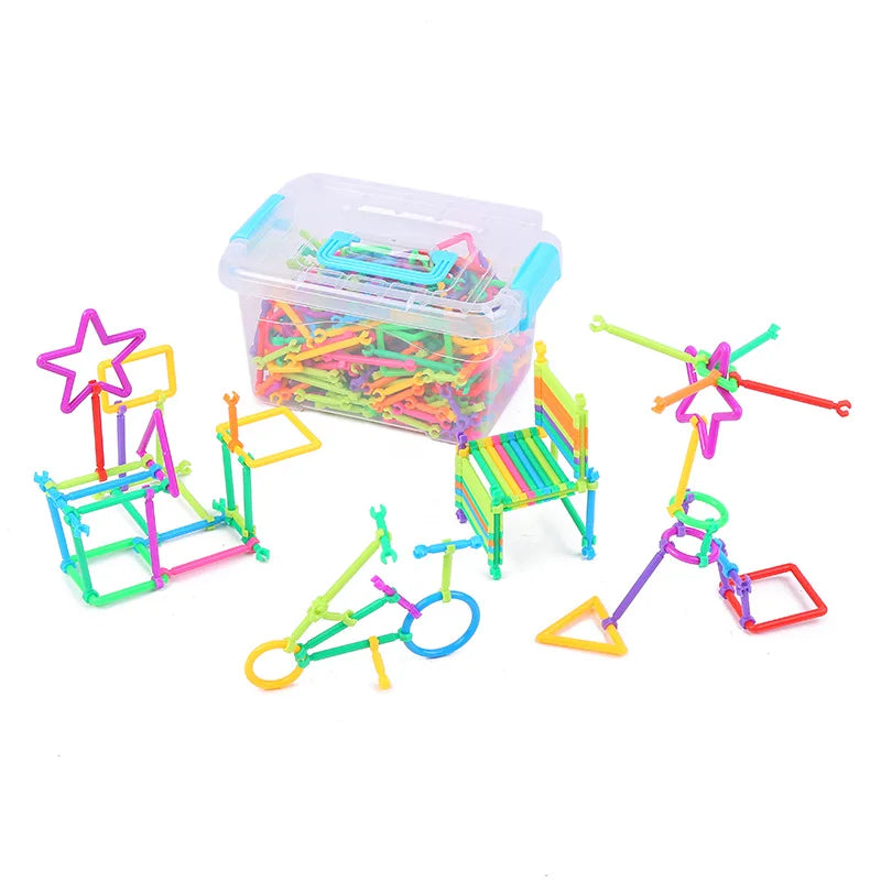 Kids DIY Creative Intelligence Sticks Blocks Magic Wand Magnetic Designer Construction Set Plastic Model & Building Blocks