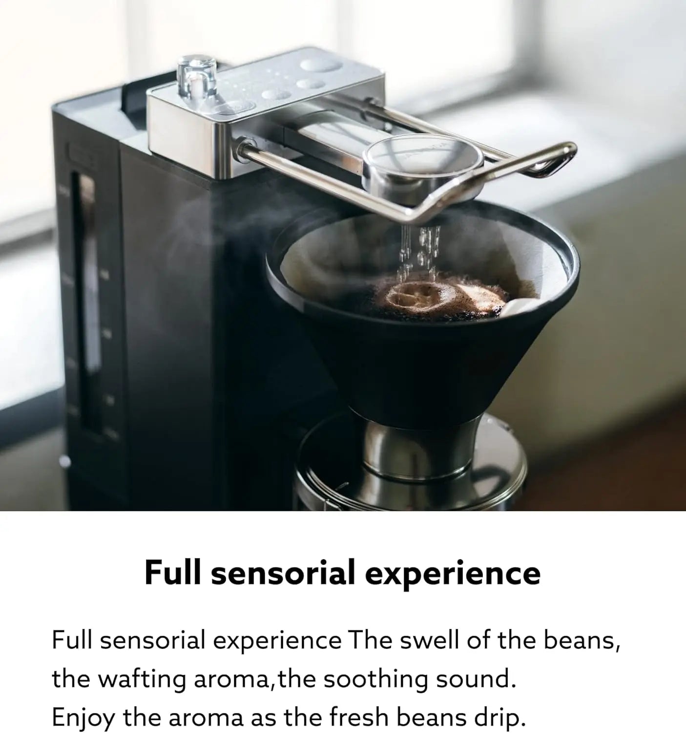 Automatic Pour Over Coffee Maker  Clear Brewing Method  Precise Temperature Regulation  Three Brewing Modes: Regular, Strong