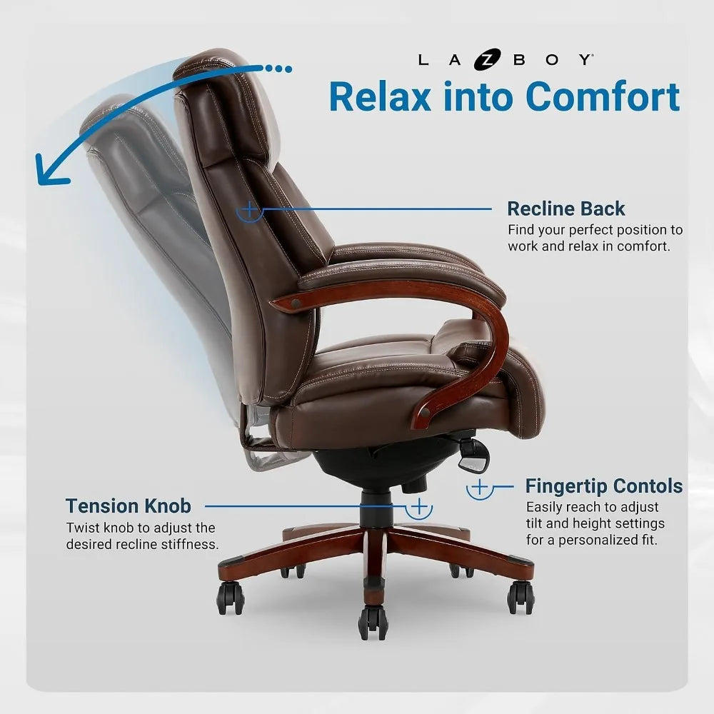 1104593 Bradley Bonded Leather Executive ChairProduct Dimensions	32.5"D x 28.25"W x 43.5"H