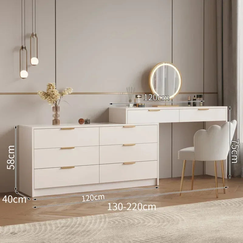 Multifunction Nordic Dressing Table Drawer Baby Girl Set Modern Cabinets Vanity Cabinet Meuble De Chambre Luxury Furniture