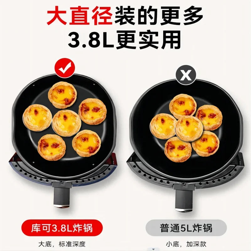 Air fryer large capacity electric oven home new fully automatic household electric fryer oil-free low-fat frying French fries