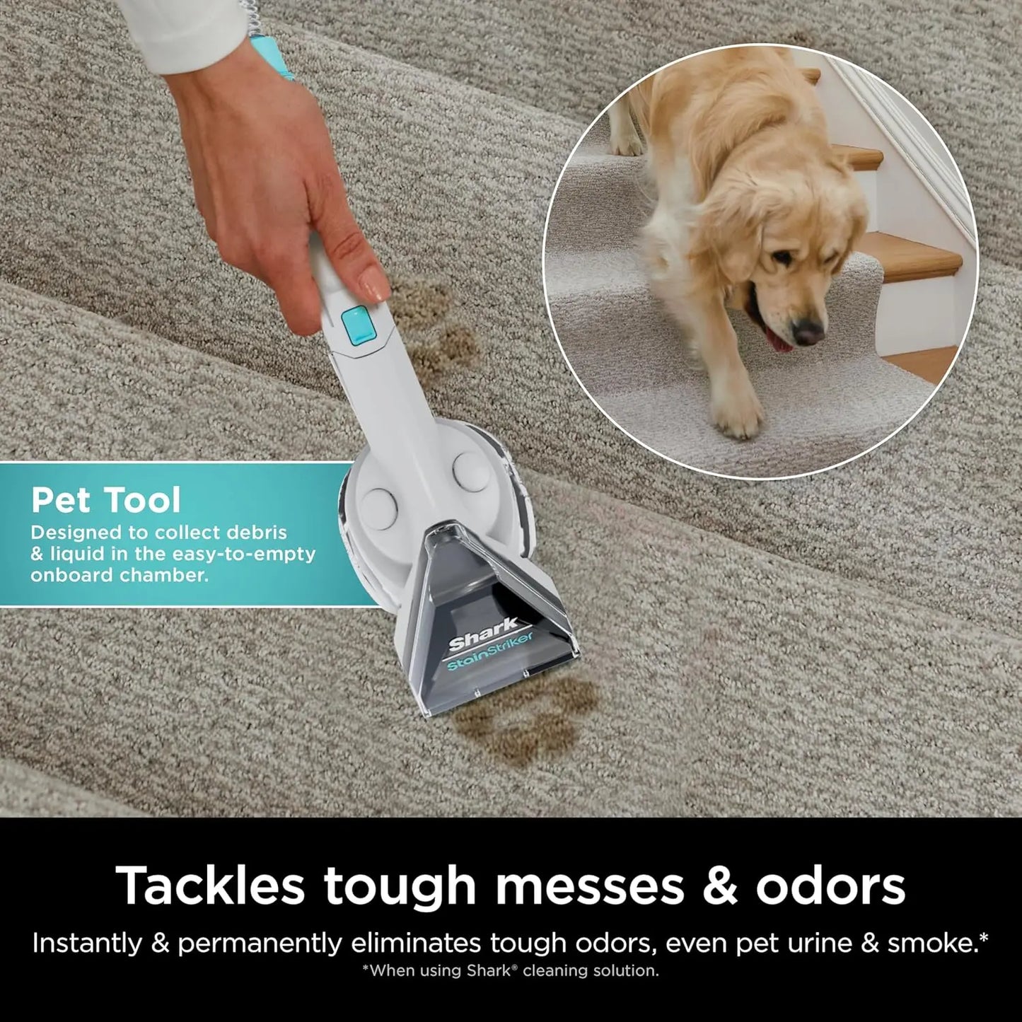 Upright Carpet, Area Rug & Upholstery Cleaner with , Built-in Spot & Stain Cleaner Perfect for Pets, Deep Cleaning & Tough Stain