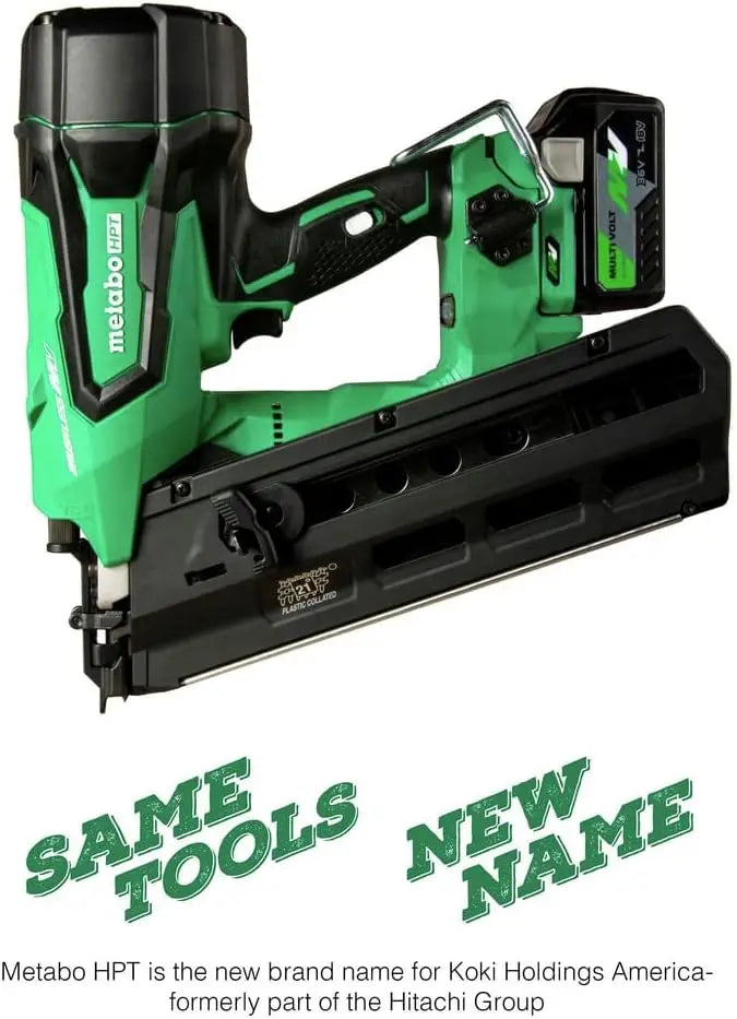 HPT 36V Cordless Framing  Uses 21 Degree Full Round Head Plastic Strip Nails  Includes Battery and Charger  NR3690DR