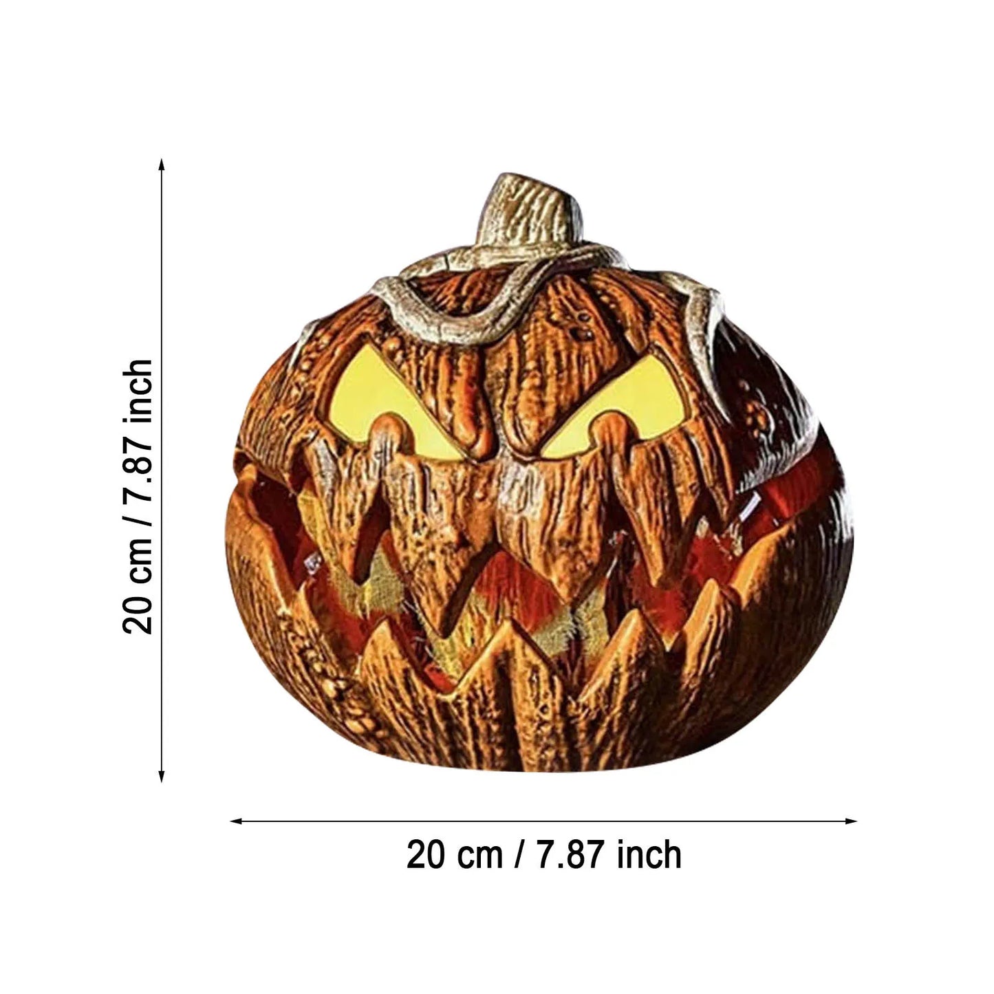 Noise Activated Pumpkin Animated Talking Pumpkin Decoration Lifting Pumpkin Creates a Spooky Atmospheres for Halloween