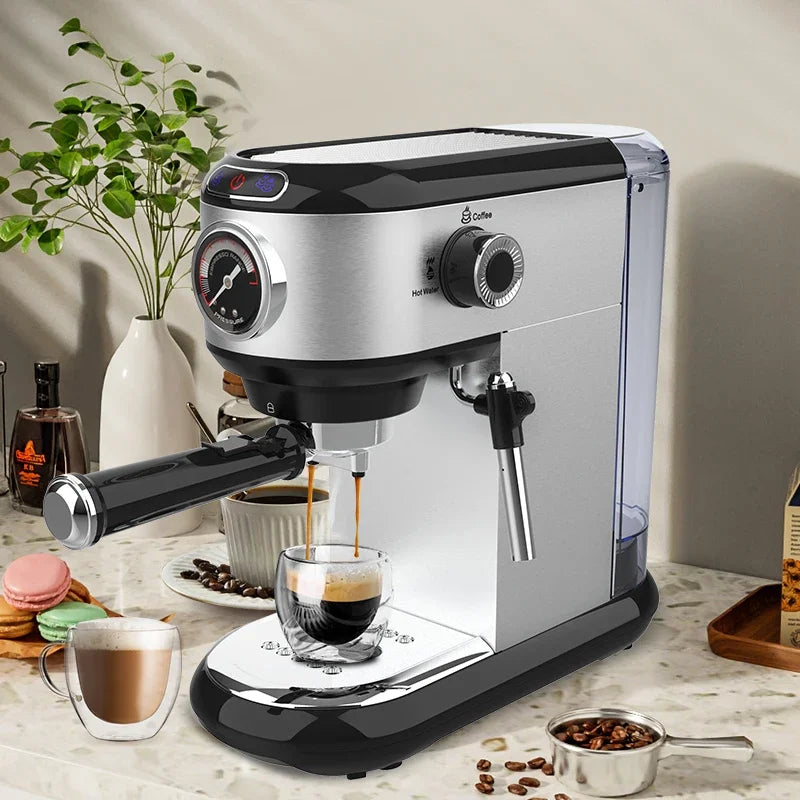 home use coffee machine 19 bar espresso coffee maker Professional Cafe Espresso Maker Machine