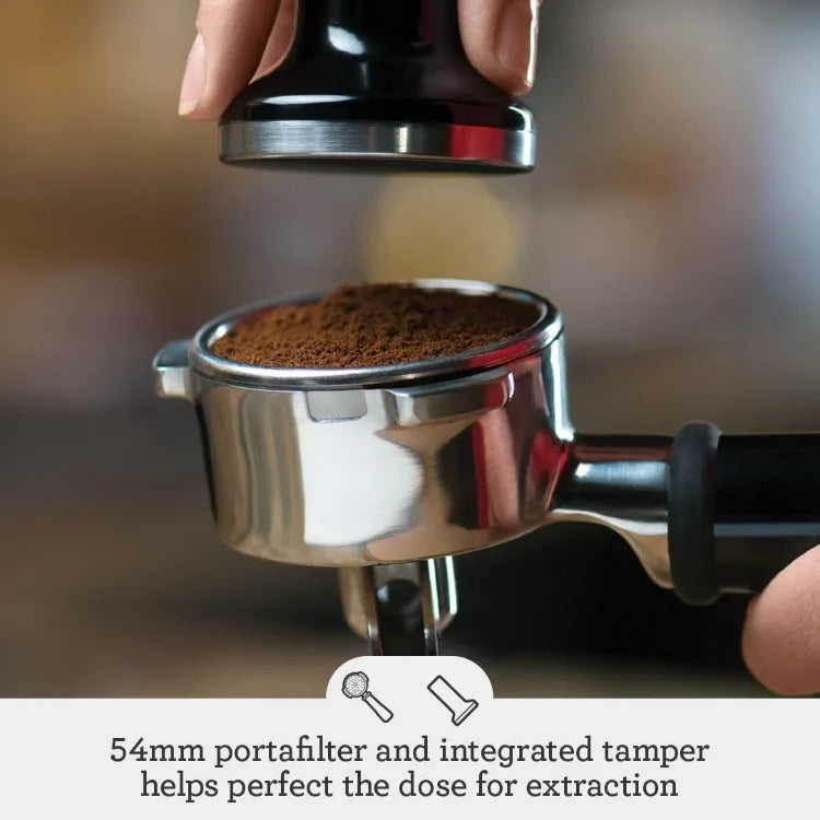 the Barista Touch Espresso Machine with Grinder & Auto Milk Frother, Espresso Maker with Touchscreen & Seconds Heat Up