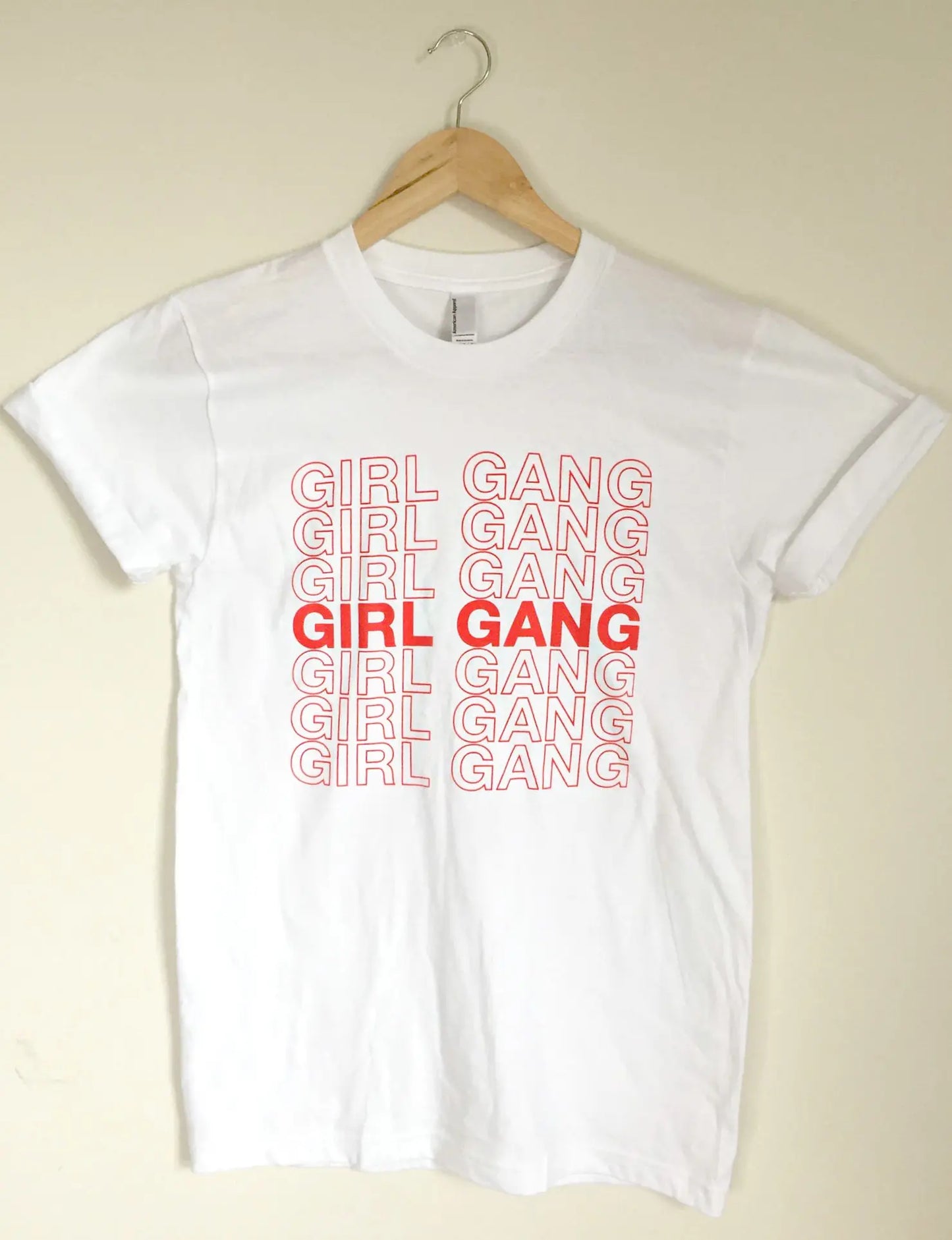 Girl Gang Power T-shirt: Aesthetic Feminism for Hipster Grunge Vibes.