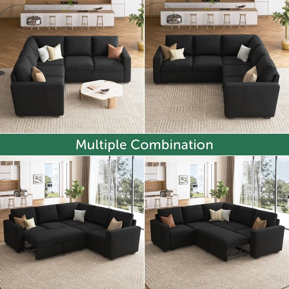 Velvet L Shaped Sectional Couch With Storage Seat Sofas for Living Room Sofa Black Sofy Do Salon Furniture Sectionals Chair Home