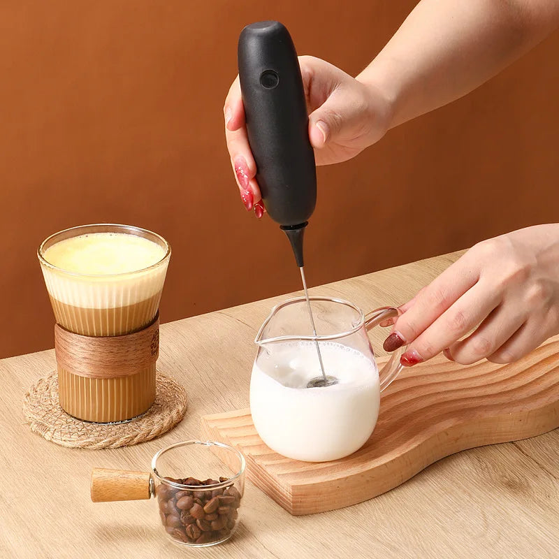 Milk bubbler Handheld electric milk beater Home roasting coffee stirrer Milk bubbler Milk foam machine