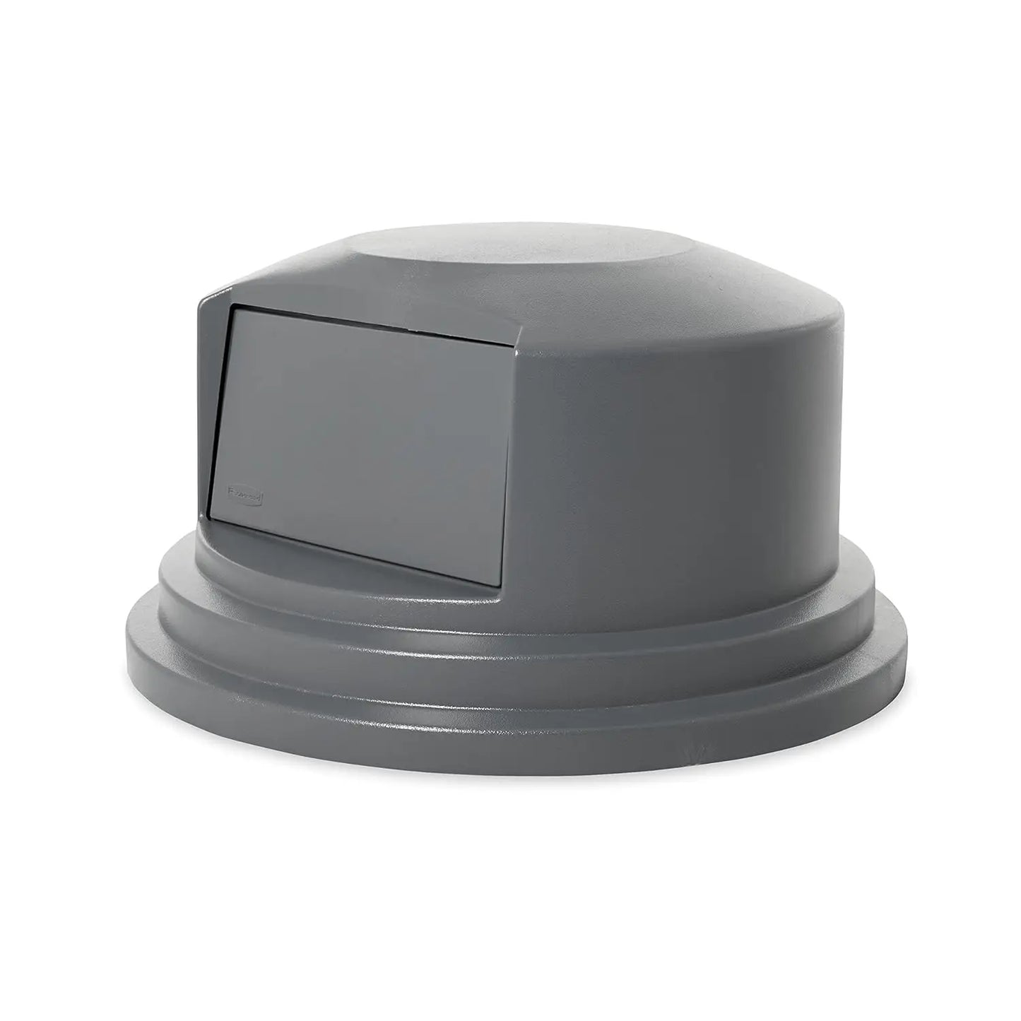 Commercial Products BRUTE Trash Can Dome Lid, Gray, 55-Gallon, Compatible with the Rubbermaid 55-Gallon Garbage Bins