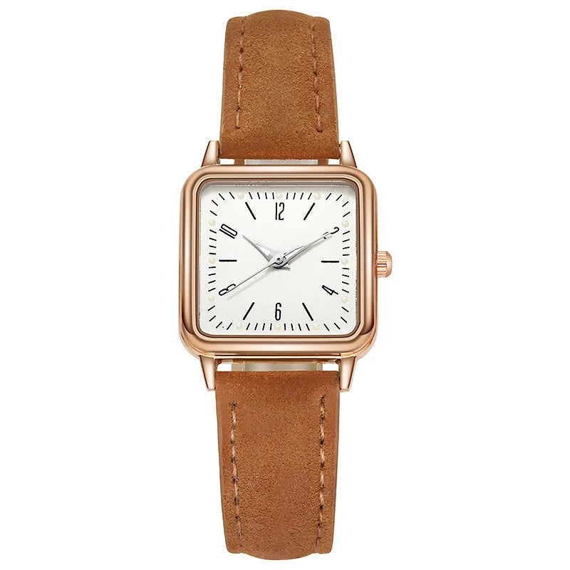 Women Watches Luminous Leather Strap Digital Wristwatches Ladies Quartz Watch Casual Clock Gift Dress Reloj Mujer