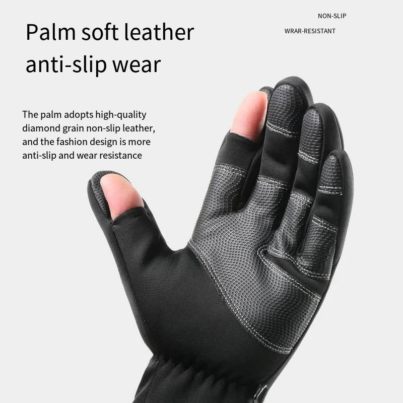 Windproof Waterproof Cold-proof GlovesWinter Warm Touch Screen Gloves Outdoor Men Driving Cycling Fishing Ski Gloves