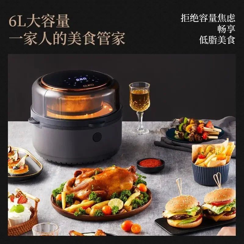 Air fryer household large capacity oil-free air fryer electric oven fully automatic household electric fryer  air fryers