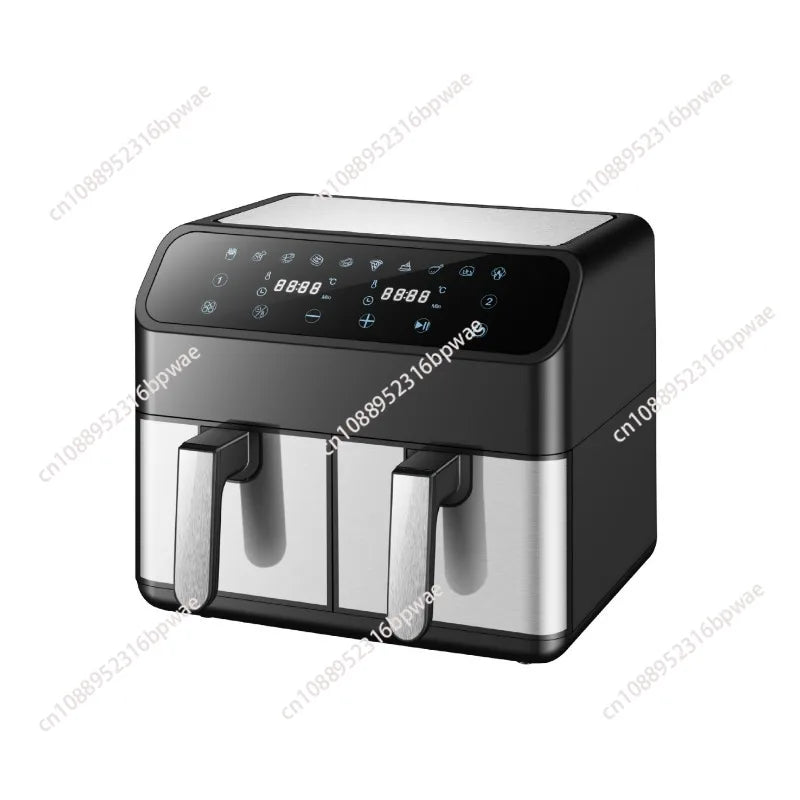 Dual 8L 1700W air fryer oven toaster smart home appliances air fryer oven Household Indoor elcetrice double fryer