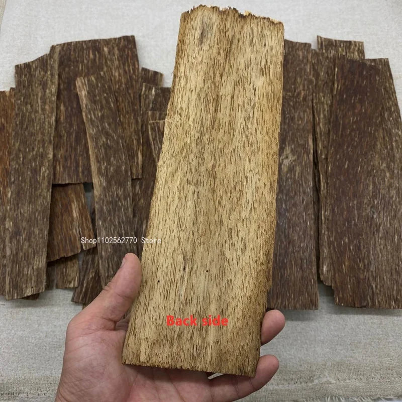 4A Semi-submerged Grade Vietnam Nha Trang Aloes Black Oil Slice Hand Split Wood Wire Inserted Smoke Strip Incense Raw Material