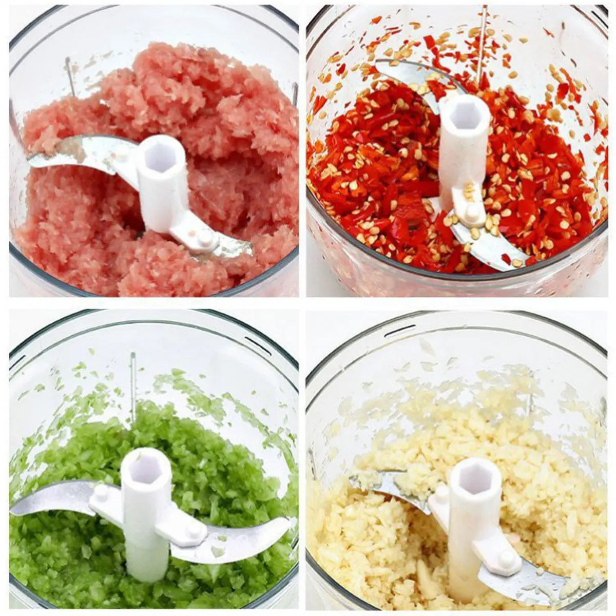 520ml Manual Food Chopper Hand Pull String Vegetable Cutter Portable for Garlic Ginger Fruits Chopper Kitchen Food Processor