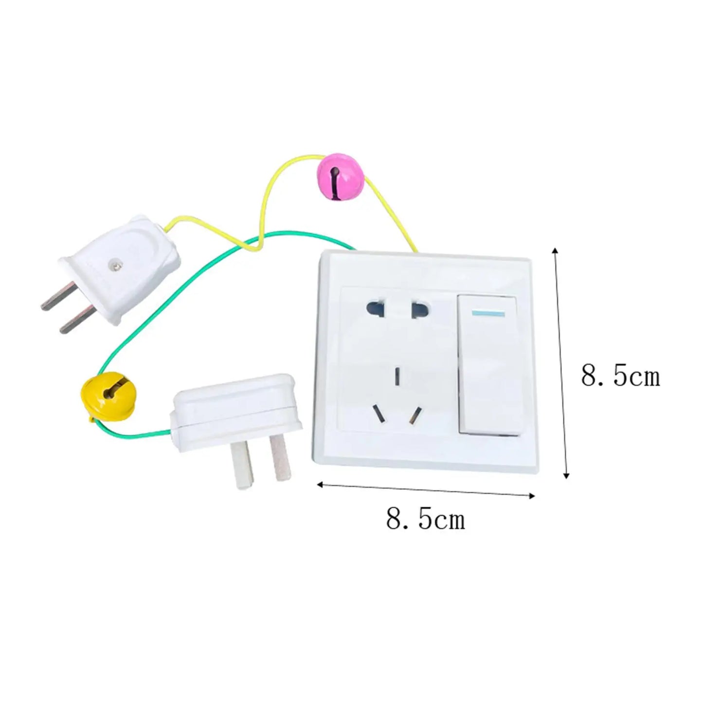 Montessori Busy Board DIY Accessories Socket with Plug Educational Toys