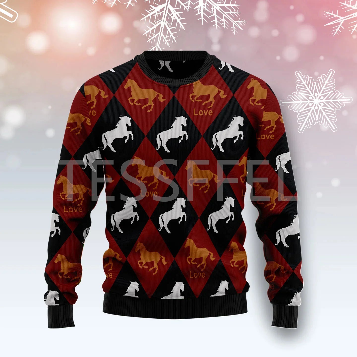 Cosplay Christmas Ugly Sweater Cartoon Dog Cat Santa Claus Tattoo Long Sleeves 3DPrint Autumn Winter Pullover Harajuku Casual 18