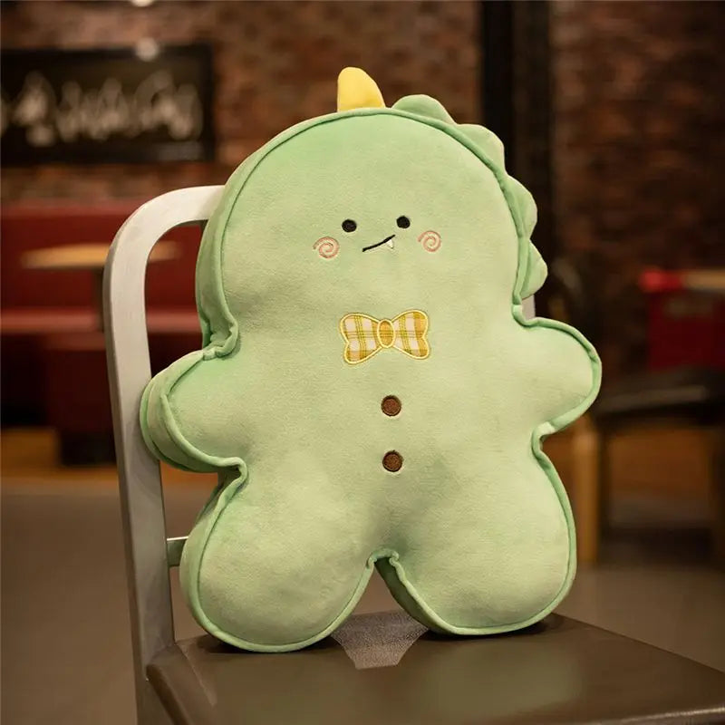 45cm Kawaii Soft Gingerbread Bear&Rabbit Stuffed Toy Cute Star Plush Pillow Movie Anime Figure Doll Toys For Girl Christmas Gift