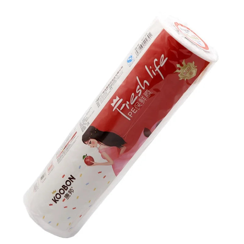 PE food cling film slimming super large cling film 30cm wide big roll plus size food wrap