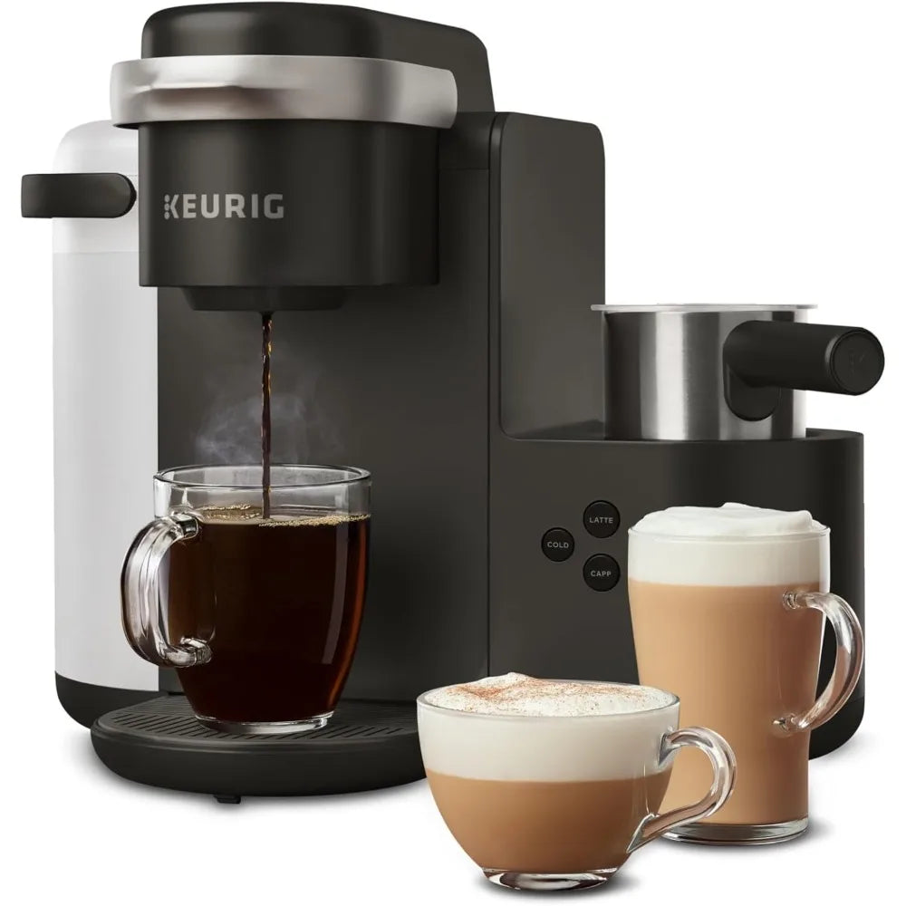 Duo Single Serve Coffee, Latte and Cappuccino Maker, 32 K-Cup Pods, Dark Charcoal