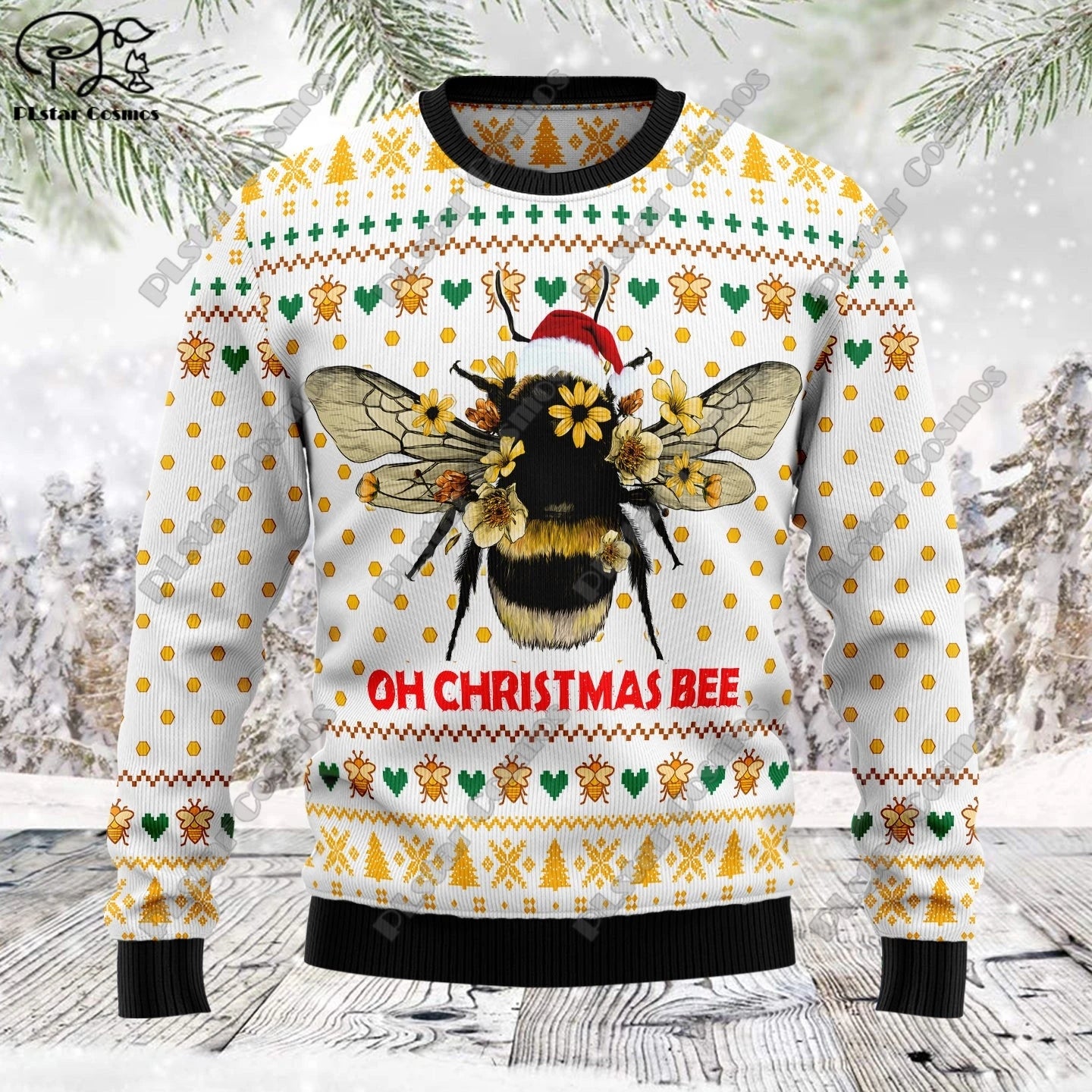 New 3D Printed Animal Custom Series Cute Christmas Pattern Ugly Sweater Street Casual Winter Sweatshirt S-12