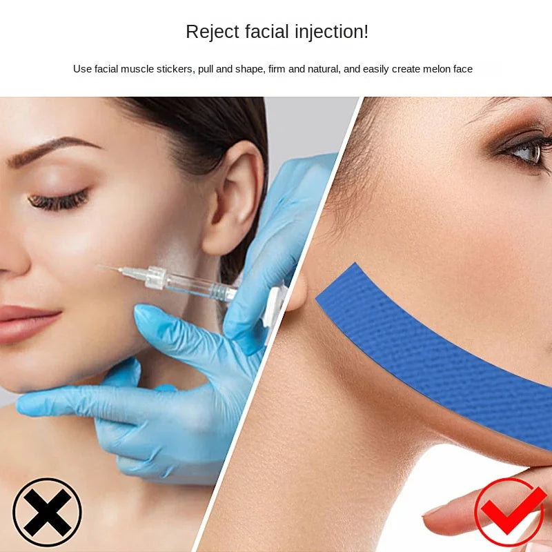 Tape Grip Tape Thin Face Stickers V-Shape Face Facial Line Wrinkle Sagging Skin Face Lift Up Chin Tapes