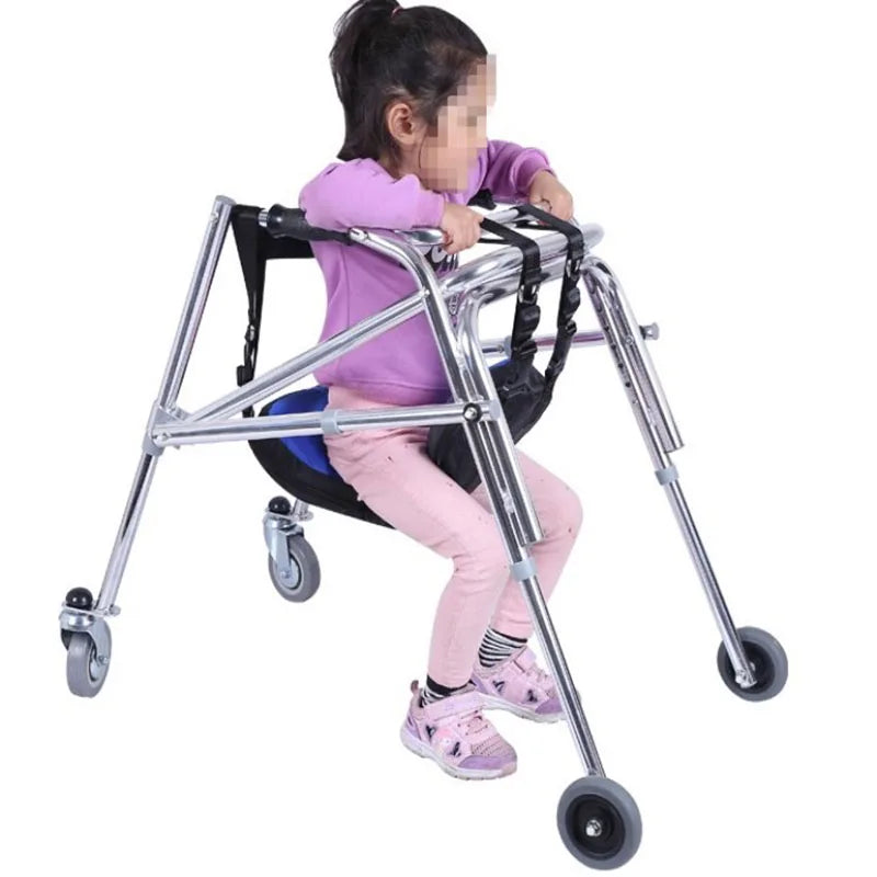 Walker Rehabilitation Training Equipment Lower Limb Rehabilitation Training Standing Frame Children Walker Height Adjustable