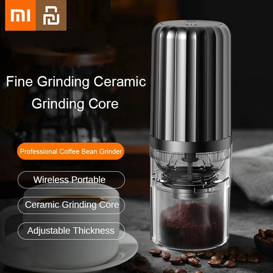 Xiaomi Youpin Electric Coffee Grinder USB Charging Thickness Adjustable Ceramic Grinding Core Professional Coffee Bean Grinder