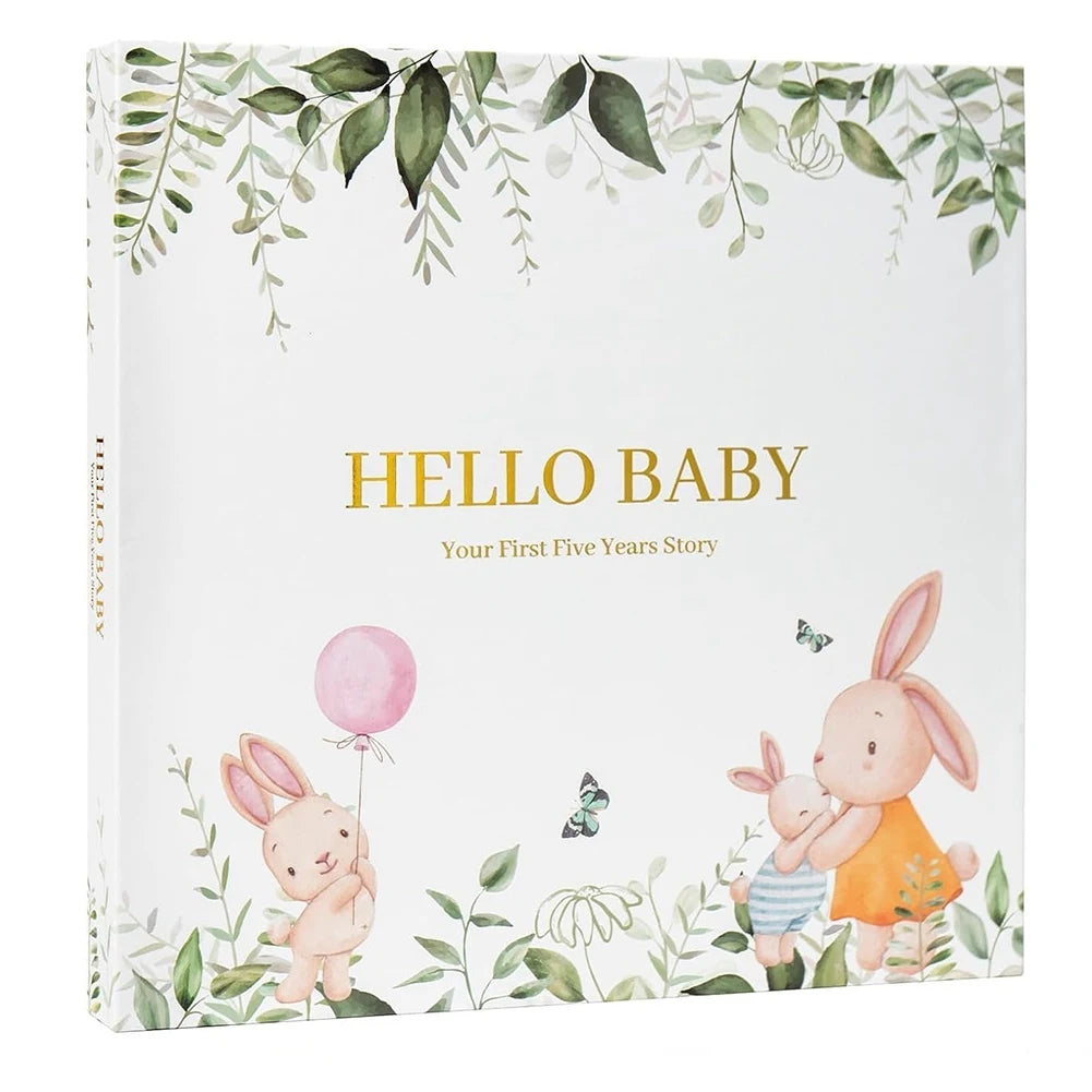 Baby Memory Book Scrapbook Photo Album Pregnancy Diary Cute Animal Keepsake Record Growth Journal Hand Account