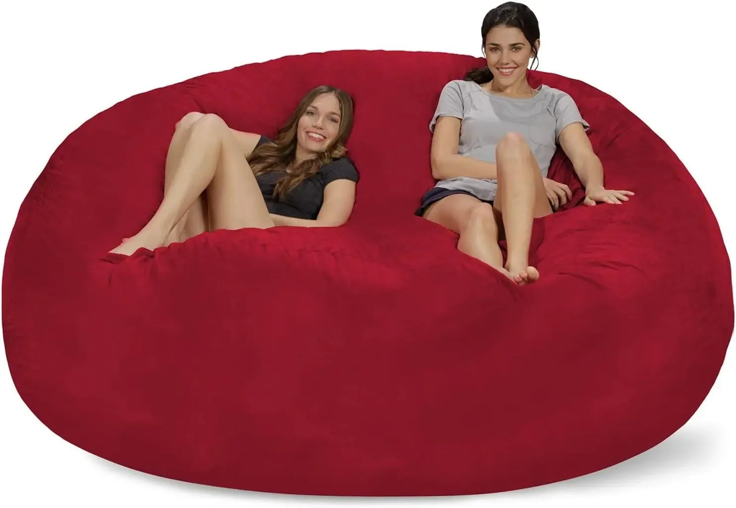 Bean Bag Chair, 8 Ft, Memory Foam, Beans Bags Furniture,Adult Ultra Soybean Bags Chair with Soft Microfiber Cover, Bean Bag Sofa