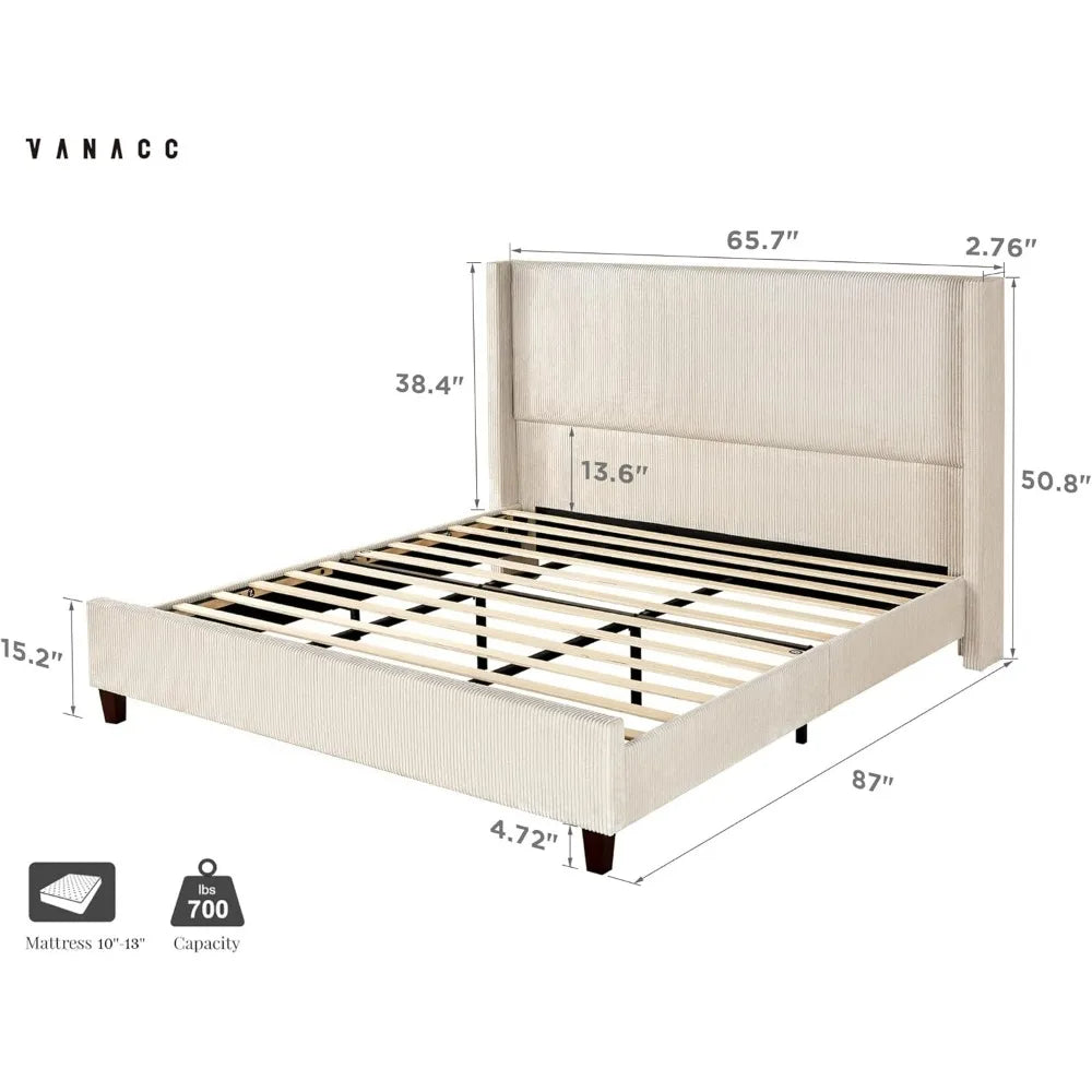 Twin Room Bunk Bed Queen Size Platform Bed Frame Double Beds Bedroom Furniture Home